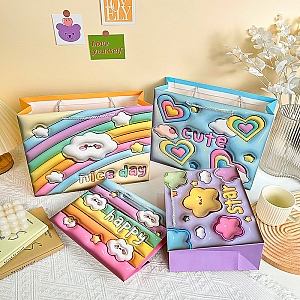 Подарочный пакет «Happy rainbow» маленький