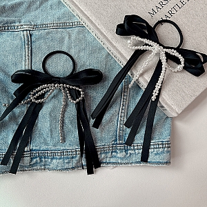 Резинка для волос «Black bow»