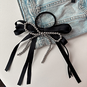 Резинка для волос «Black bow»