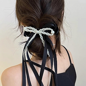 Резинка для волос «Black bow»