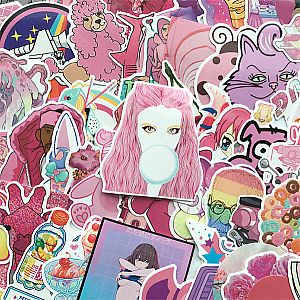 Набор наклеек «Pink mood»