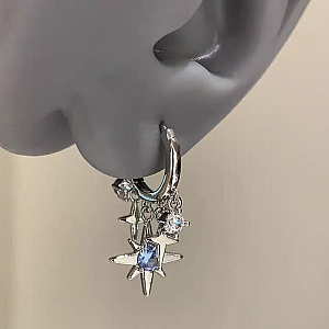 Серьга «Blue passion»