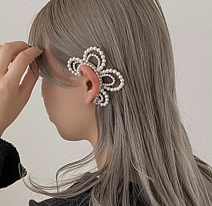 Серьга-кафф «Pearl flower»