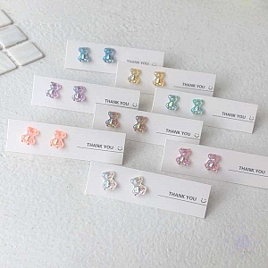 Серьги «Holographic bears»
