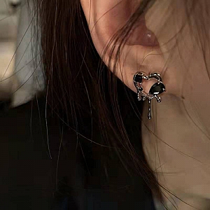 Серьги «Melted heart»