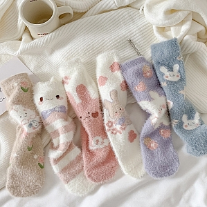Шерстяные носки «Cute rabbit»