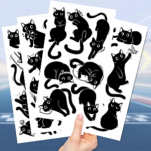Временные татуировки «Cute black cat»