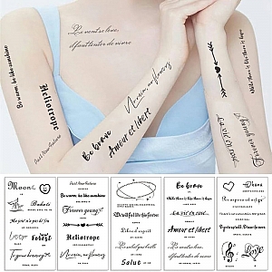 Временные татуировки «Meaning»