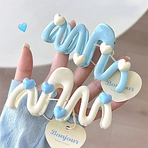 Заколка-краб «Blue sky»